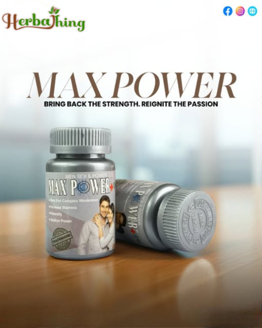 MAX POWER CAPSULE - NEW FORMULA 2025 HERBAL THING