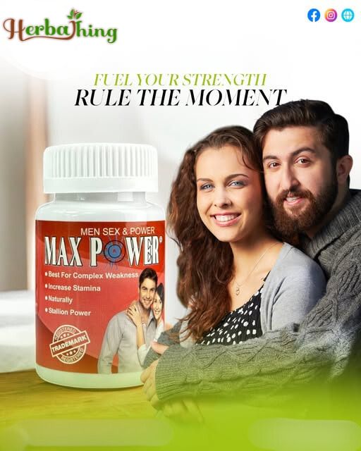 MAX POWER CAPSULE - NEW FORMULA 2025 HERBAL THING