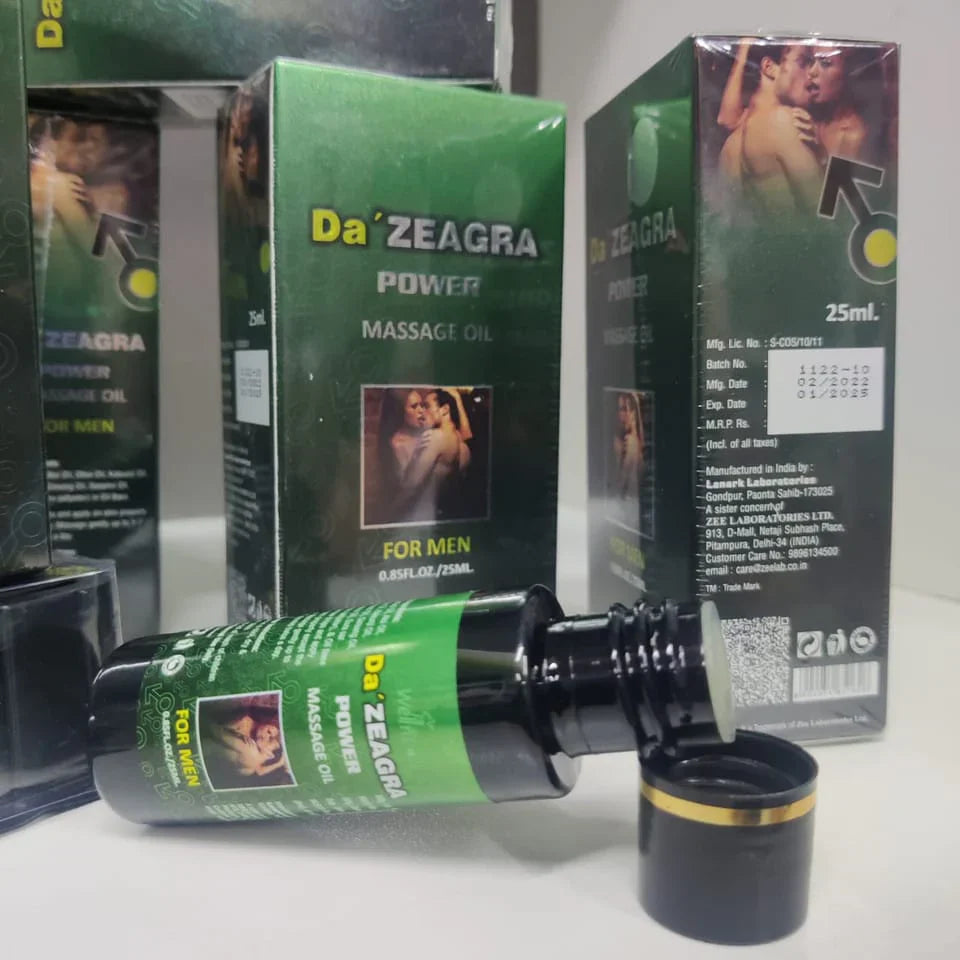 Premium Herbal Body Massage Oil for Men